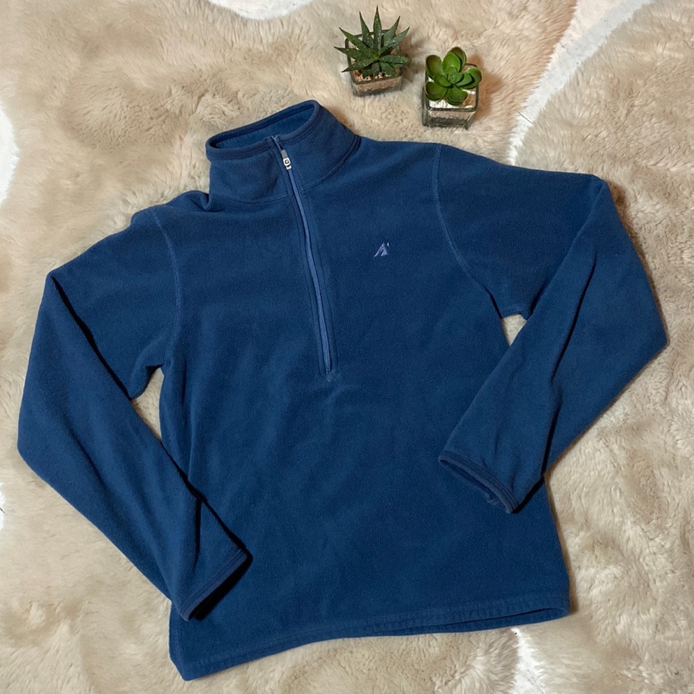 Eastern Mountain Sports Fleece Half Zip Blue Kids Size 10